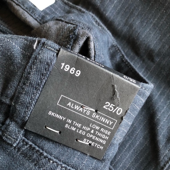 NWT Gap Pinstripe Always Skinny Jean - Picture 5 of 7